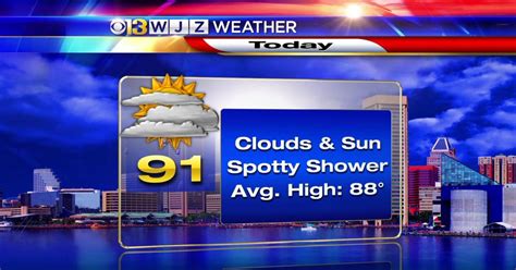 Wjz weather baltimore. Things To Know About Wjz weather baltimore. 